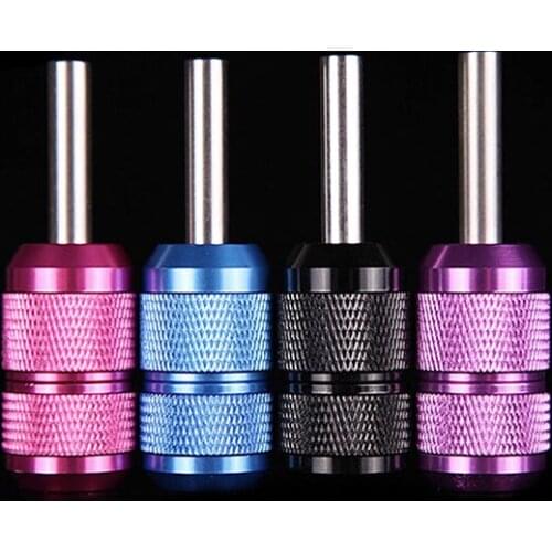 1 Pcs 25*45MM Aluminum Alloy Ultralight Self-locking Tattoo Handle Grip Tube For Cartridge Tattoo Needle Tattoo Machine Gun
