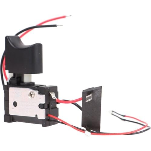 1 Pc Cordless Drill Trigger Switch Electric Drill Dustproof Speed Control Push Button Trigger Switch DC 7.2-24V