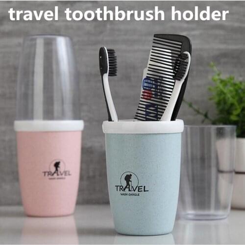 1PCS Portable Travel Case Toothpaste Box Traveling Bathroom Accessaries Clean Storage Box Travel Toothbrush Cup Holder