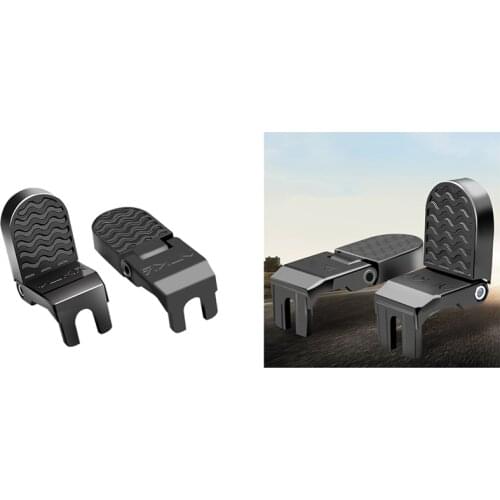 2Pcs Non-Slip MTB Bike Bicycle Pedal Front Rear Axle Bike Foot Pegs BMX Footrest Lever Cylinder Bike Accessories