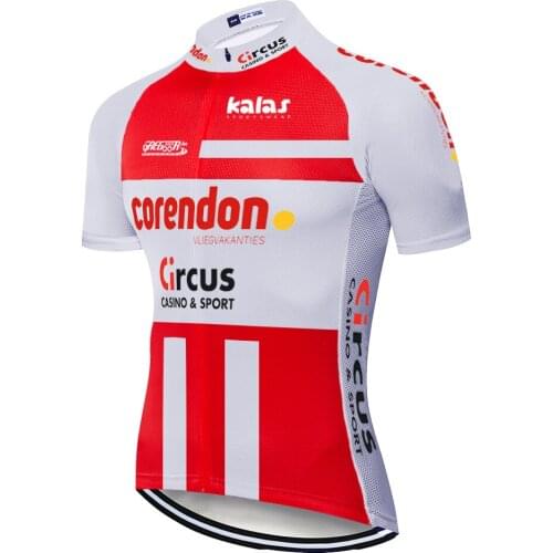 2020 team corendon circus cycling jersey Mountain bike shirt tenue cycliste homme breathable short sleeve jersey ciclismo