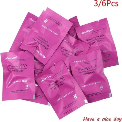 3/6pcs Chinese Medical Herbal Yoni Pearls Vaginal Cleansing Tampons Feminine Hygiene Clean Point Vagina Detox Swab Women Care