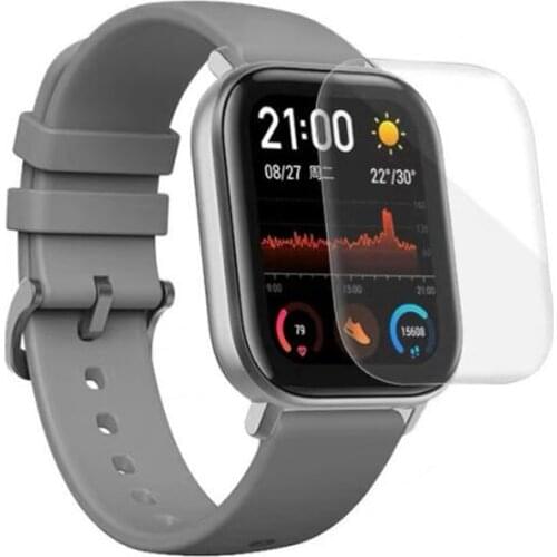 5pcs Soft TPU Smartwatch LCD Screen Protective Film Guard For Huami Amazfit GTS 1/2 Sport Smart Watch GTS2 Full Protector Cover