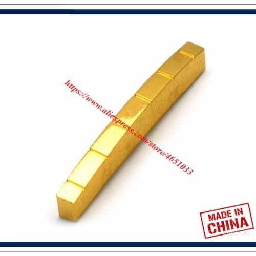 Guitar accessories - 42MM TL ST electric guitar copper six-string bridge, curved at the bottom - Guitar parts