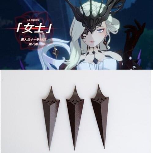 Genshin Impact La Signora Cosplay Shoulder Accessory Halloween Costume Props