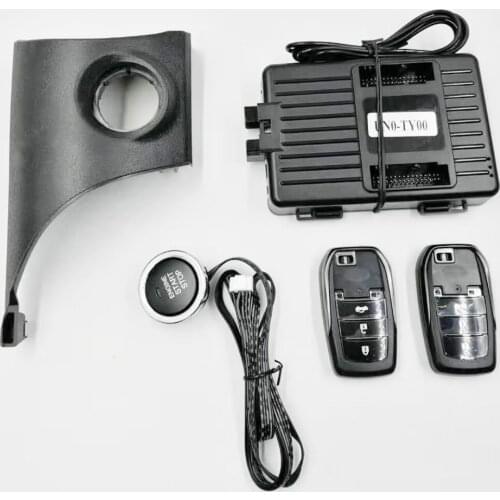 For Toyota Camry 18-19 Car Alarm Engine Push Button Start Stop Remote Key Start Stop Keyless Entry with Panel Plug and Play