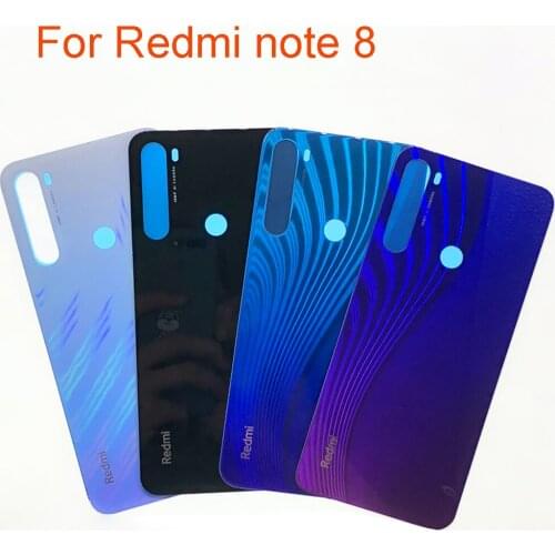 For Redmi Note 8 M1908C3JE Back Battery Cover Door Housing case Rear Glass Replace parts For Redmi Note8