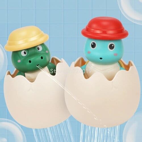 Baby Bath Toy Kids Cute Duck Penguin Egg Water Spray Sprinkler Bathroom Sprinkling Shower Swimming Water Toys For Kids Gift