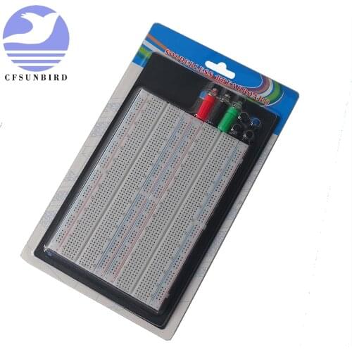 SYB-1660 Solderless Breadboard Protoboard 4 Bus Test Circuit Board Tie-point 1660 ZY-204