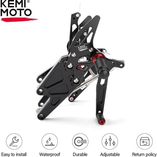 For Yamaha YZF R25 R3 Rearsets 2014-2020 MT03 MT 03 CNC Adjustable Rear Set Footrest MT-25 R25 2015 2016 2017 2018 2019 2020