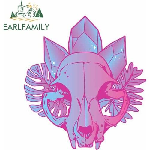 EARLFAMILY 13cm x 11.7cm for Crystal Magic Car Stickers Motorcycle Helmet Camper Air Conditioner Snowboard Fine JDM Assessoires