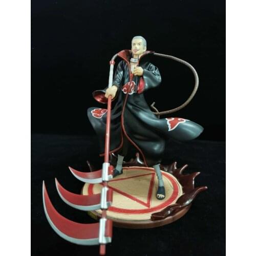Naruto Shippuden Anime Akatsuki Hidan Action Figure PVC Collection Model Toys Gifts 26CM