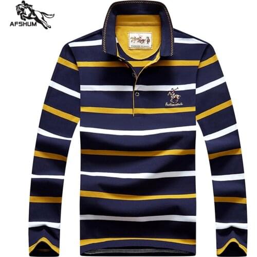 Polo shirt men autumn New high uality mens long sleeve polo shirt stitching embroidery Top youth Business casual polo shirt 8851