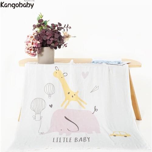 Kangobaby #My Soft Life# All Season 100% Bamboo Super Comfortable Baby Swaddle Newborn Photo Blanket Infant Quilt