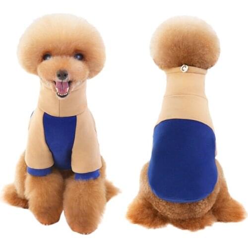 Classical Small Dog Hoodie Coat Winter Warm Pet Clothes for Chihuahua Shih Tzu Sweatshirt Puppy Cat Pullover Dogs Pets Clothing