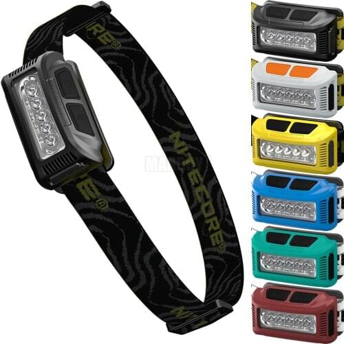 Topsale NITECORE NU10 HeadLamp High Performance 5LEDs USB Rechargeable Li-io Battery 150 Hour Runtime Camping Running Outdoor