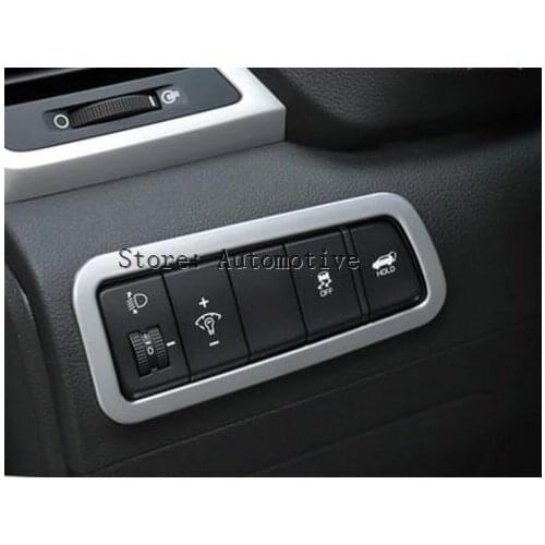 FIT FOR HYUNDAI TUCSON 2015 2016 2017 LHD ABS CHROME LIGHT LAMP SWITCH BUTTON COVER TRIM BEZEL INTERIOR STYLING MOLDING GARNISH