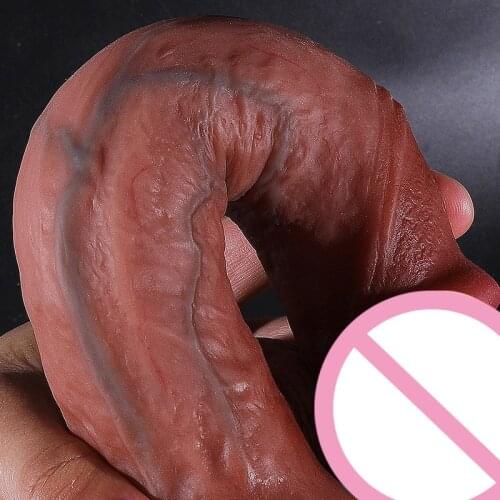 Realistic Penis Huge Dildos Big Penis Silicone Females Masturbation Sex Tools Lesbain Sex Toy
