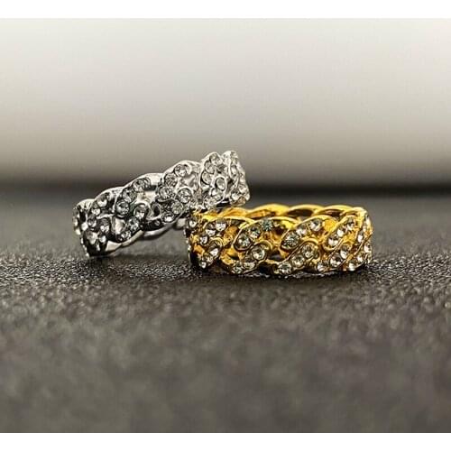 Luxury Mens and Womens Rings Zircon Rings Diamond Hollow Charm Party Womens Jewelry Gifts Charm Rings 2 Color 6 7 8 9 10 11
