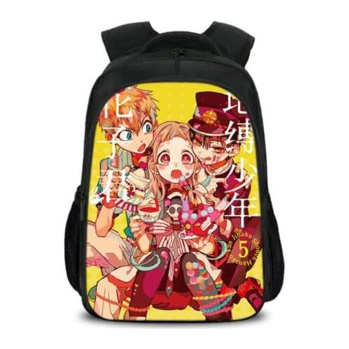 Anime Toilet-bound Jibaku Shounen Hanako-kun Cosplay Backpack Nene Yashiro Schoolbags 3D Fashion Boys&Girls Mochila Infantil