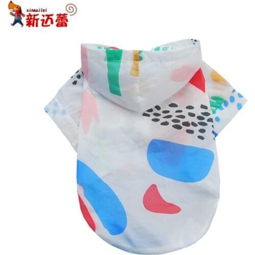 Sun Protection Sweater Coat Dog Conjoined Sun Light Coat Summer Dog Clothes Fruit Sun Protect Clothes For Small Dogs Puppy