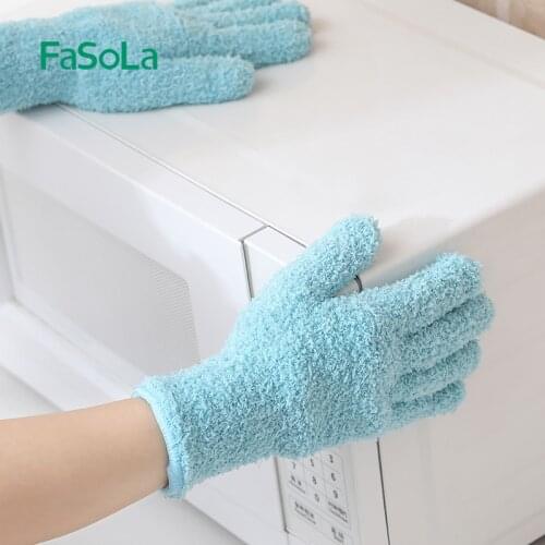 Japanese-style Thickening Wiping Efficient Super Absorbent Microfiber Cleaning Gloves Home Washing Dish Kitchen Cleaning Glove