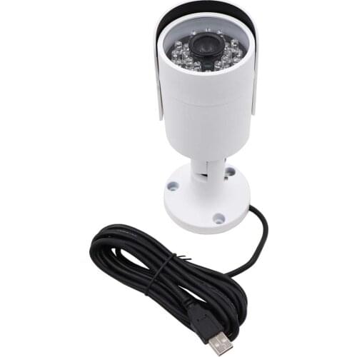 Day Night Vision Bullet Vandal-Proof Waterproof Outdoor USB Camera Module UVC Plug Play 2MP 1080P 1MP 720P VGA 480P Webcam