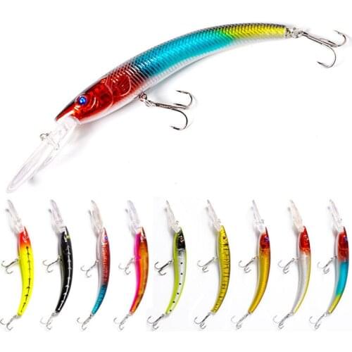 1 PCS 15.5cm/16.3g Wobbler Fishing Lure Big Crankbait Minnow Peche Bass Trolling Artificial Bait Pike Carp lures Fishing tackle