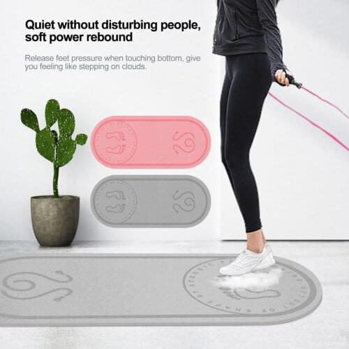 141x60x0.6CM Ultrathin Slience Yoga Floor Mat Thick Odorless Silent TPE Rope Skipping Mat For Home Indoor Body Shape Trainer