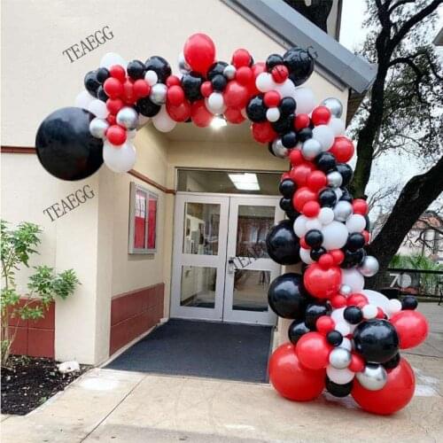 171Pcs/Set Black White Balloon Decoration Birthday Wedding Party Balloon Garland Arch Kit Decor For Baby Shower Party Supplies