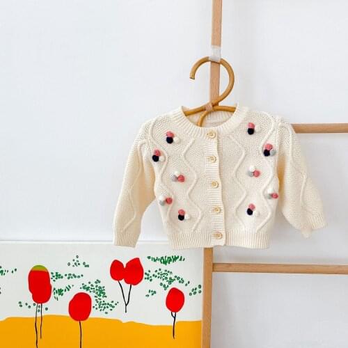 Baby Boys Girls Cardigan Sweater+ Jumpsuit 2 PC Baby Children Clothing Knitted Cardigan Sweater Kid Spring Clothes 6M-24Month