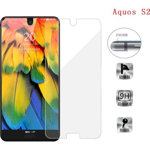2PC For Sharp Aquos S2 S3 Tempered Glass Screen Protector for Sharp S2 S3 Aquos Glass Film for Sharp Aquos S2 Mobile Phone Glass
