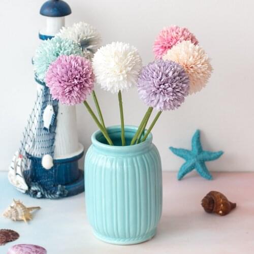 29cm Artificial Dandelion Flower Bouquet Home Garden Bedroom Living Room Wedding Decoration Photography Accessories Fake Flowers