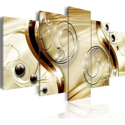 Wall Decor Art Full Round Drill 5D 5 Pcs DIY Diamond Painting Lines Pictures Abstract Embroidery Mosaic Cross Stitch Craft Gifts