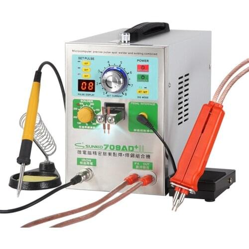 709AD + Lithium Battery Spot Welding Machine Home Handheld Mini Power Battery Pack Welding Pen Welding Machine CH
