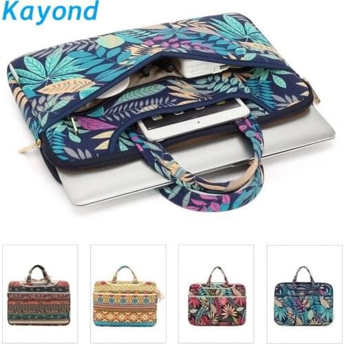Brand Kayond Handbag Laptop Bag 12,13,14,15,15.6 inch,Shockproof Sleeve Case Bag For MacBook Air Pro Notebook PC Dropship V205