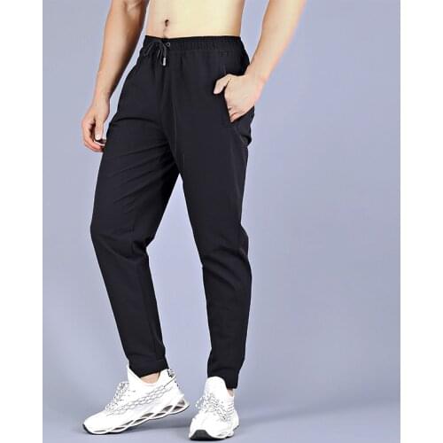 Cotton Sports Trousers For Men Training Sweaterpants Tracksuit Trouser Black Fashion Pencil linen Pants Men Casual Pants