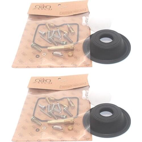 Motorcycle fuel system carburetor repair for Kawasaki ER-5 ER500 1997-2005 ER 500 5 plunger diaphragm oil cup float