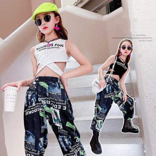 Summer Girls Clothing Sets Teen Girls Korean Short Tops Printed Pants Fashion 2pcs Sets 4 6 8 10 12 14 Years Children Clothing