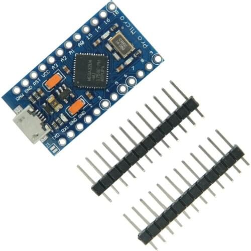 1Set Pro Micro For Arduino ATmega32U4 Controller Micro USB 5V 16MHz atmega32U4 Board Module Repalce ATmega328 Pro Mini Wholesale