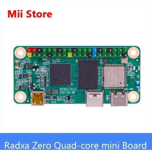 Radxa Zero Quad-core mini development board, A powerful alternative to Raspberry Pi Zero W