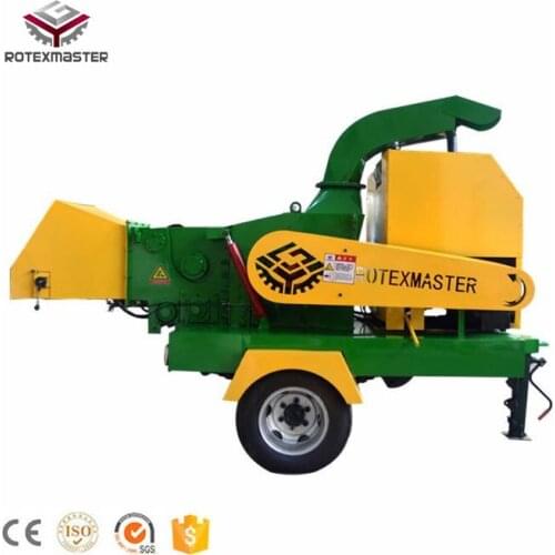 Mobile Small Diesel Wood Chipper Wood Crusher Machine For Sale