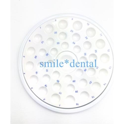 Dental Lab Porcelain Mixing Watering Plate Wet Tray 36 Slot Ceramic Palette