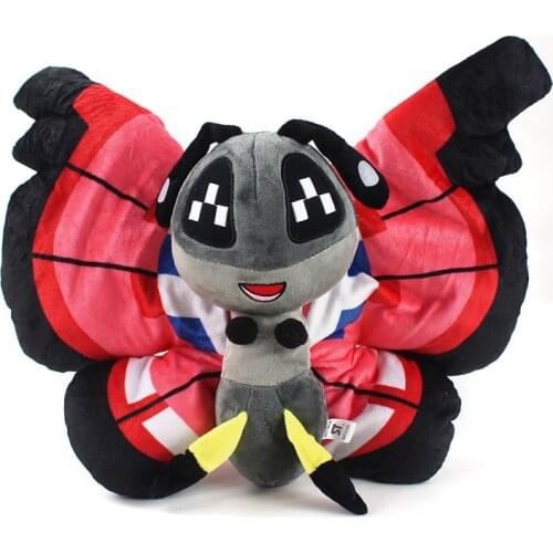 15" 39cm Anime Butterfly Vivillon Plush Toys Soft Stuffed Animals Dolls