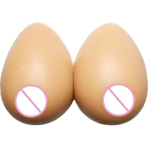 3colors SexyRealistic Shemale Fake Boobs False Breast Forms Crossdresser Boobs Silicone Breast Tits for Drag Queen Crossdresser