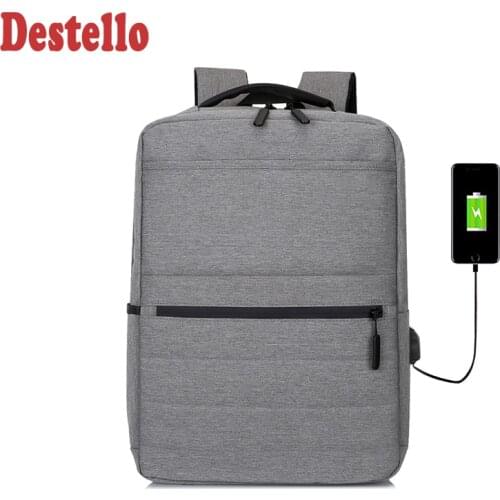 Fashion men 15.6 inch laptop business backpack waterproof travel bag USB charge computer Backpacks multifunctional travel bags