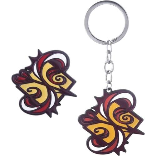 SK8 the Infinity Keychain Langa Reki S Logo Badge Key Chain for Women Men Car Keyring Jewelry Accessories for Unisex