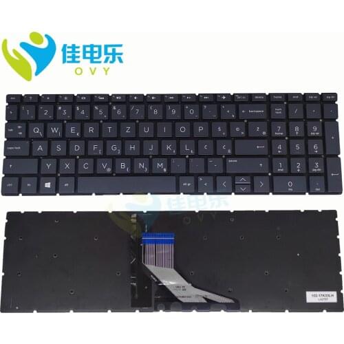 SV Backlit keyboard for HP Pavilion 15 DA DA0012DX 15-DB 15-DB0047WM TPN-C135 TPN-C136 Croatian black laptops KB HPM17K3 7J1910