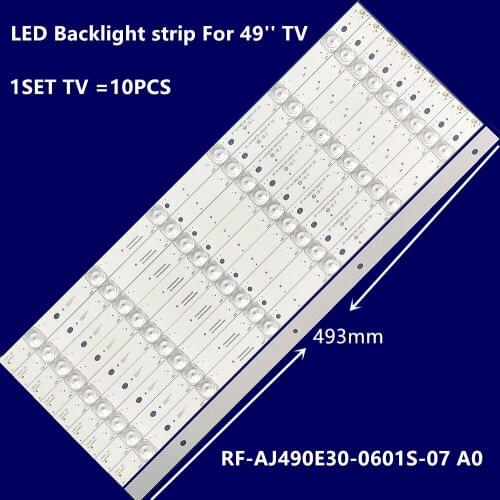 LED Backlight strip 6 lamp For Sharp 49''TV RF-AJ490E30-0601S-07 A0 AJ490E32 02 A2 LC-49CUG8362KS 49CUF8372ES 49CUF8462ES