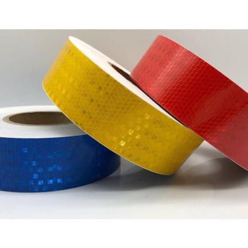 Reflective Sticker Safety Mark Car Styling Self Adhesive Warning Tape Motorcycle Bicycle Film Decoration